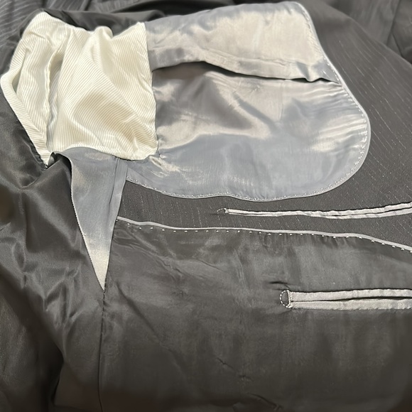 Italian Pinstripe Suit Jacket - Picture 2 of 6